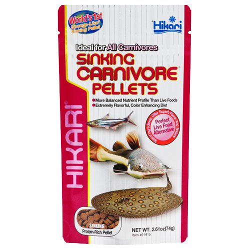 sinking carnivore pellets